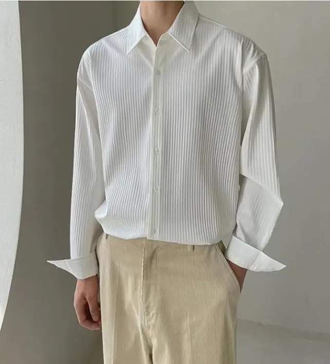GRECIILOOKS Men's Formal Button Down Shirt